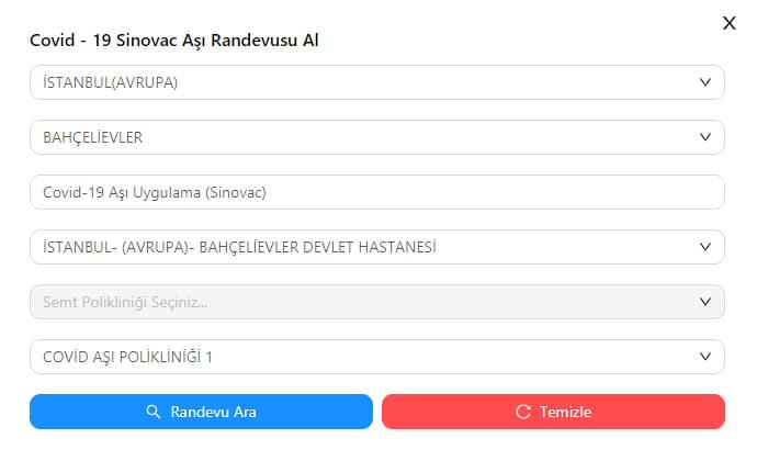 Aşı Randevusu Nasıl Alınır?